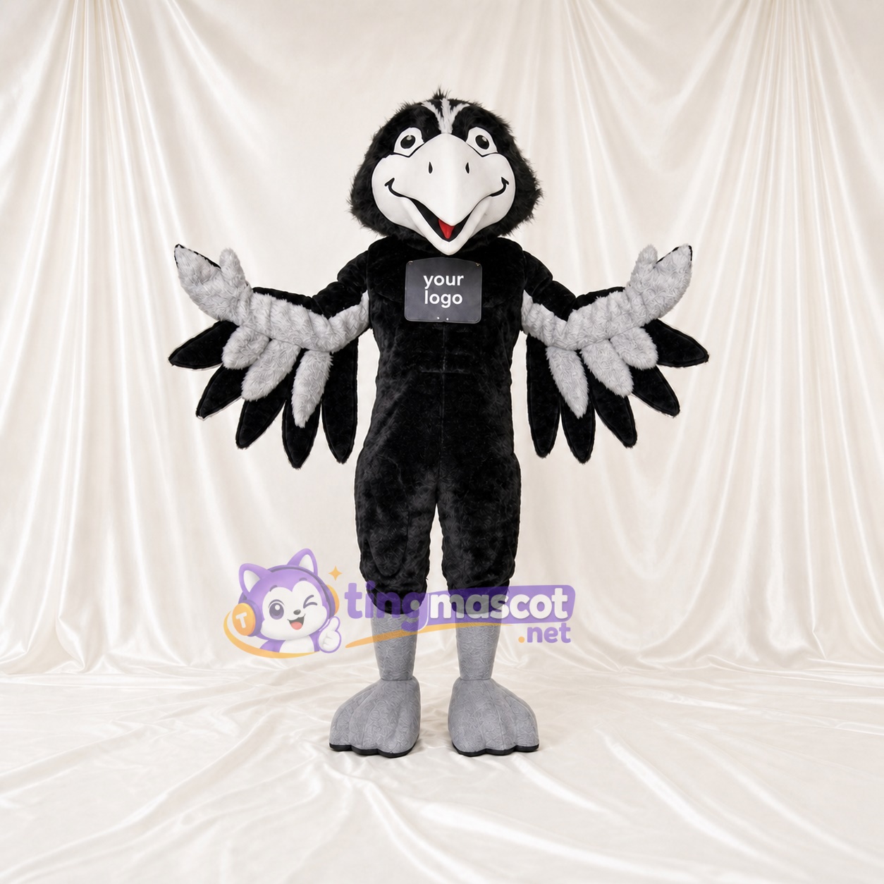 Corbeau Extra Large Costume de mascotte intégral pour adultes Événements sportifs