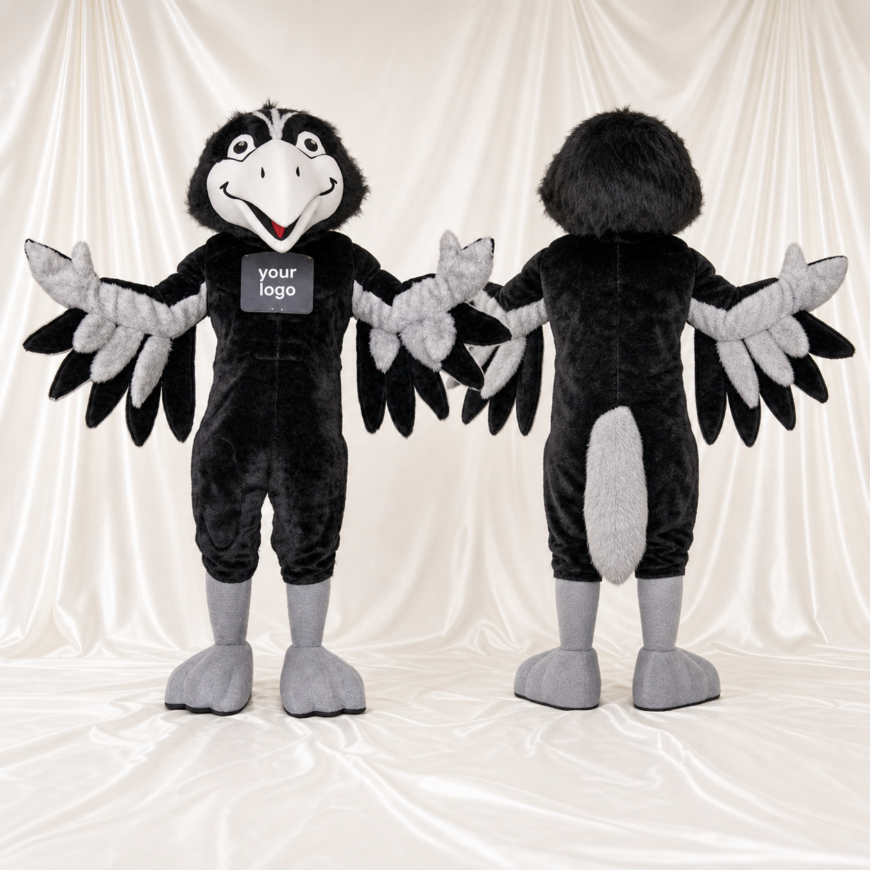 Corbeau Extra Large Costume de mascotte intégral pour adultes Événements sportifs