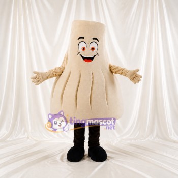 Ail Crème Costume de mascotte intégral pour adultes Événements gastronomiques