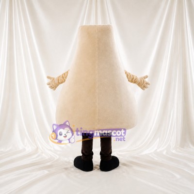 Ail Crème Costume de mascotte intégral pour adultes Événements gastronomiques