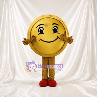 Coin Mascot Costume Full Body for Adults Promotions