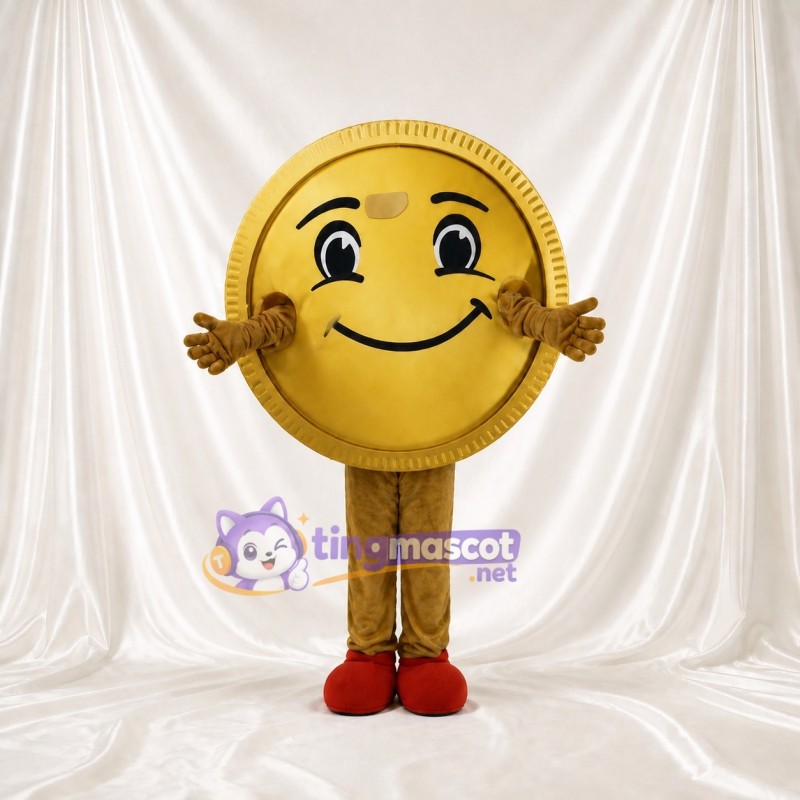 Coin Mascot Costume Full Body for Adults Promotions