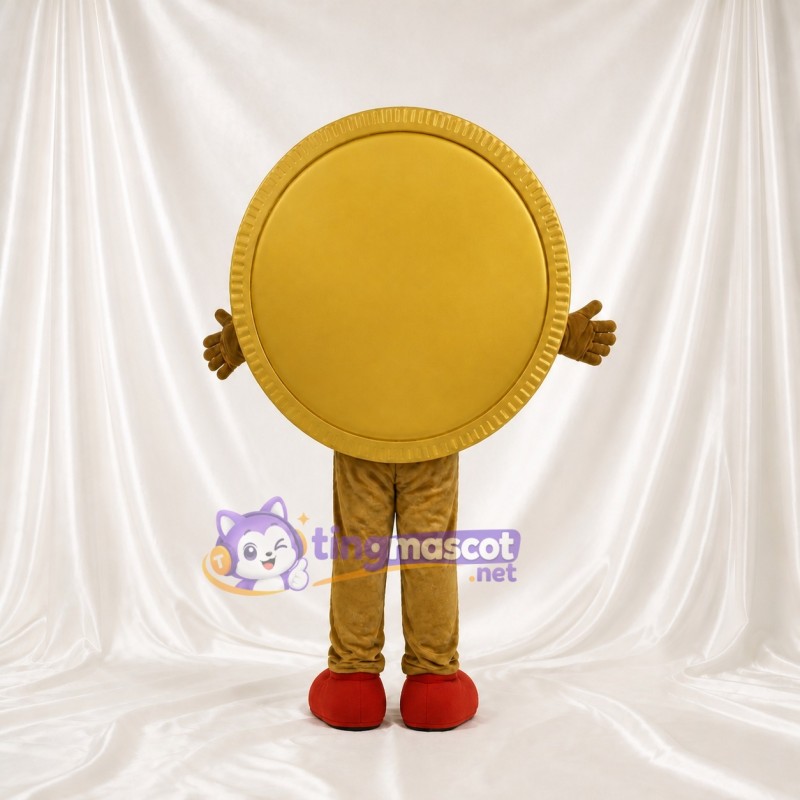 Coin Mascot Costume Full Body for Adults Promotions