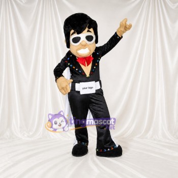 Rock Singer Mascot Costume Full Body for Adults Promotions