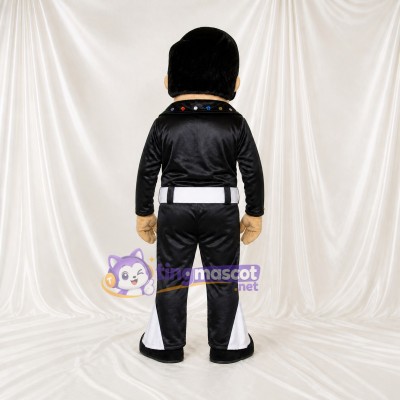 Rock Singer Mascot Costume Full Body for Adults Promotions