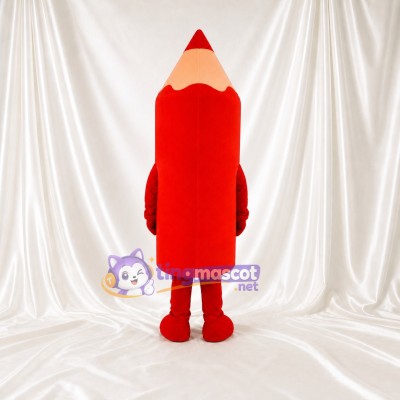Crayon Rouge Costume de mascotte intégral pour adultes Événements scolaires