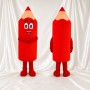 Crayon Rouge Costume de mascotte intégral pour adultes Événements scolaires