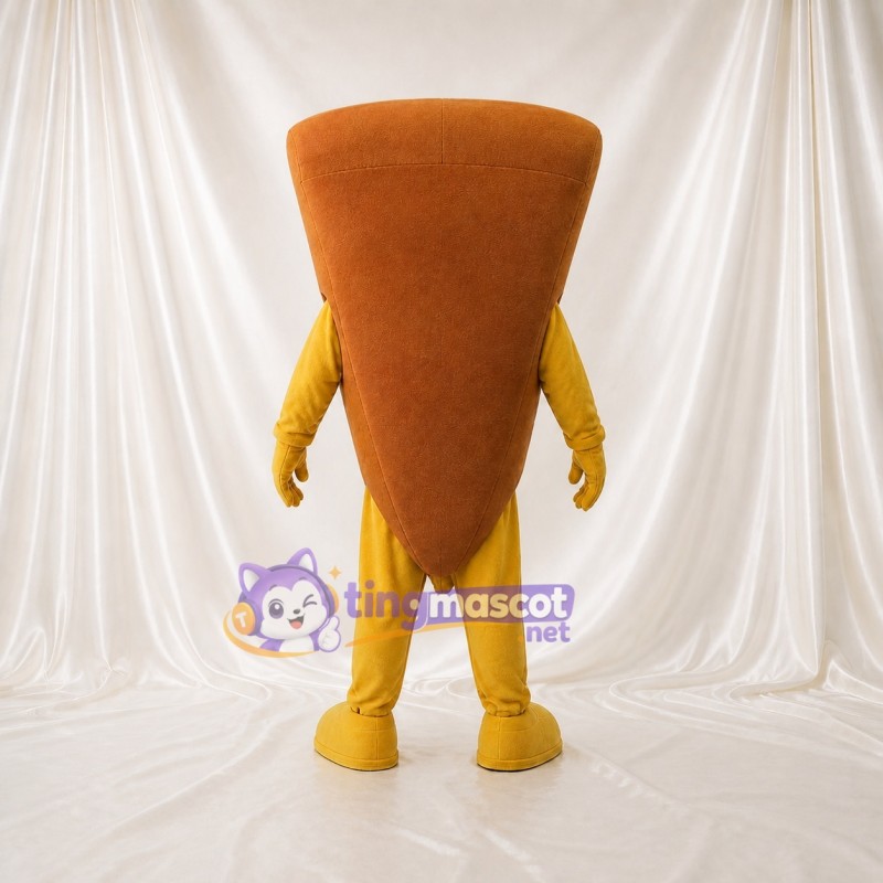Triangular Slice Pizza Slice Mascot Costume Full Body for Adults Food Events
