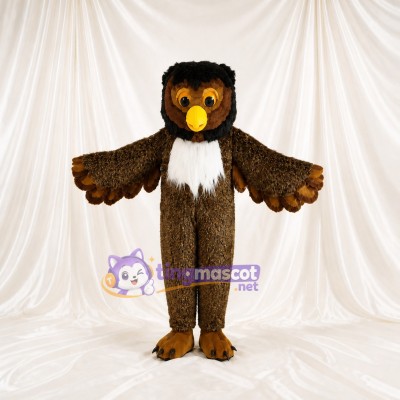 Broad Outstretched Eagle Mascot Costume Full Body for Adults Sports Events