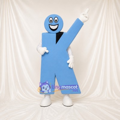 Letter K Character Mascot Costume Full Body for Adults School Events