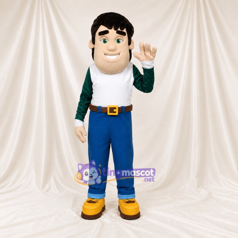 Young Man Mascot Costume Full Body for Adults School Events