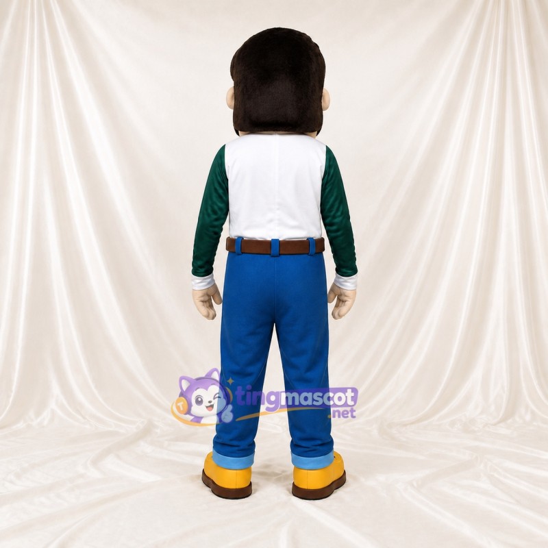 Young Man Mascot Costume Full Body for Adults School Events
