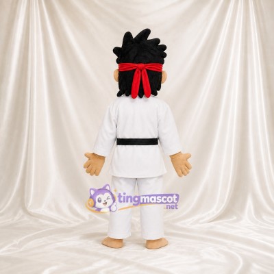 Martial Arts Student Mascot Costume Full Body for Adults Martial Arts