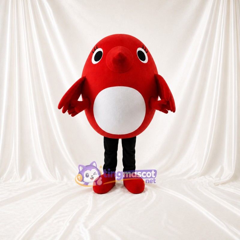 Oval Bird Mascot Costume Full Body for Adults Charity Events