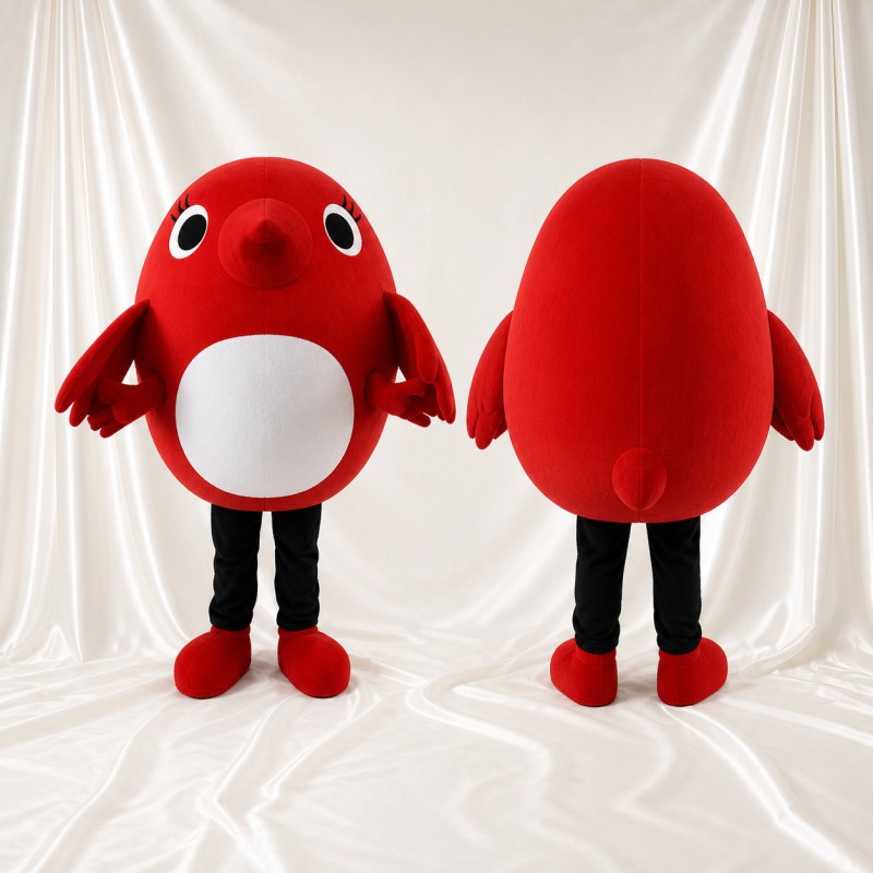 Oval Bird Mascot Costume Full Body for Adults Charity Events