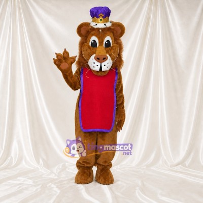 Royal Lion Mascot Costume Full Body for Adults Stage Events