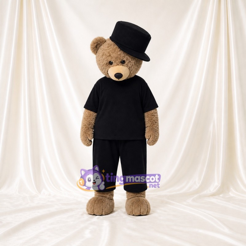 Formal Bear Mascot Costume Full Body for Adults Stage Events