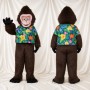 Gorille Costume de mascotte intégral pour adultes Zoos