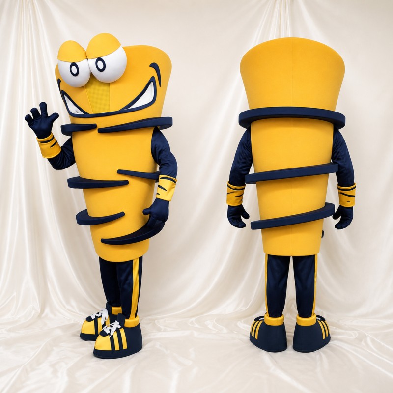 Screw Character Mascot Costume Full Body for Adults Trade Shows