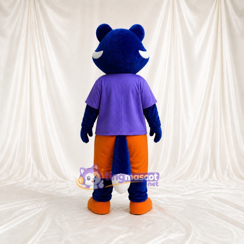 Blue Raccoon Mascot Costume Full Body for Adults Sports Events