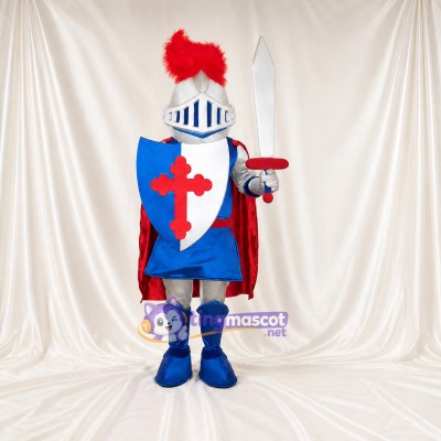Chevalier Costume de mascotte intégral pour adultes Musées