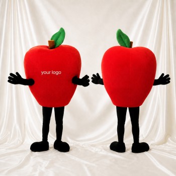 Apple Mascot Costume Full Body for Adults School Events