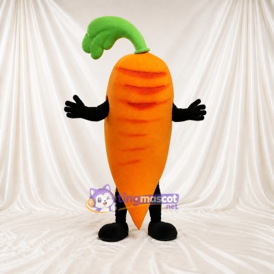 Carrot Mascot Costume Full Body for Adults School Events