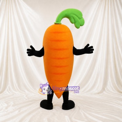 Carrot Mascot Costume Full Body for Adults School Events