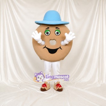 Bagel Mascot Costume Full Body for Adults Events