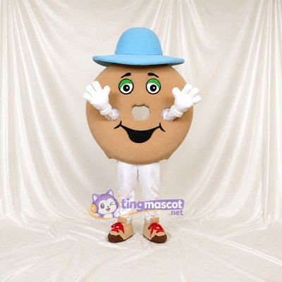 Bagel Mascot Costume Full Body for Adults Events