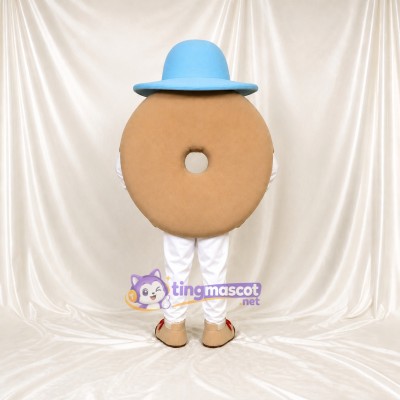 Bagel Mascot Costume Full Body for Adults Events