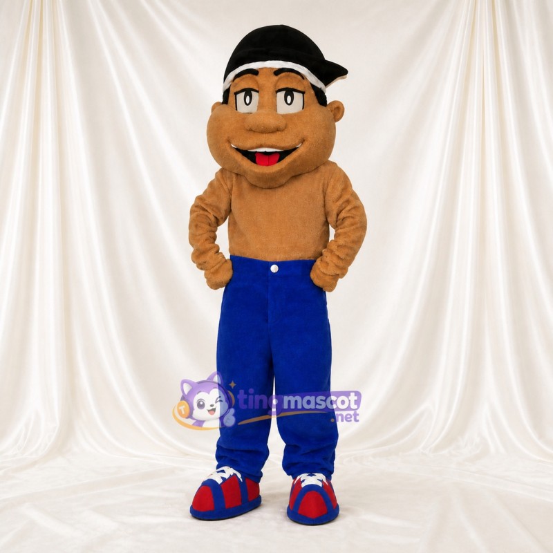 Young Man Mascot Costume Full Body for Adults Sports Events