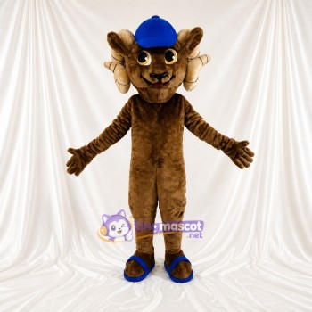 Goat Mascot Costume Full Body for Adults Sports Events