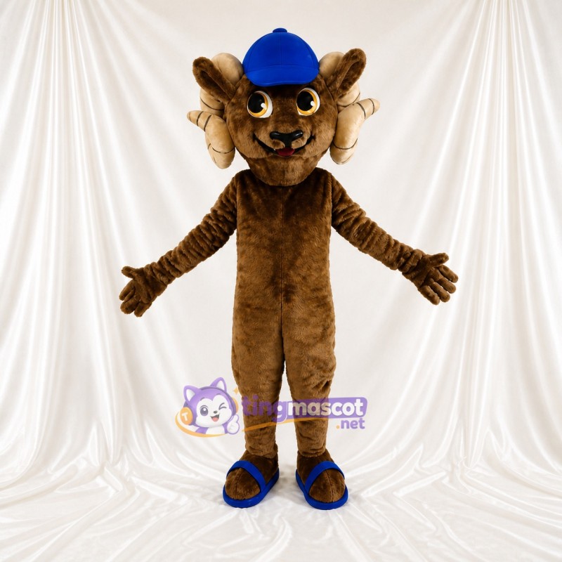 Goat Mascot Costume Full Body for Adults Sports Events