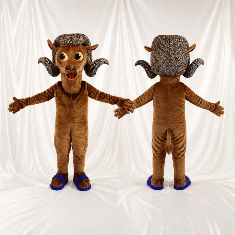 Ram Mascot Costume Full Body for Adults Outdoor Events