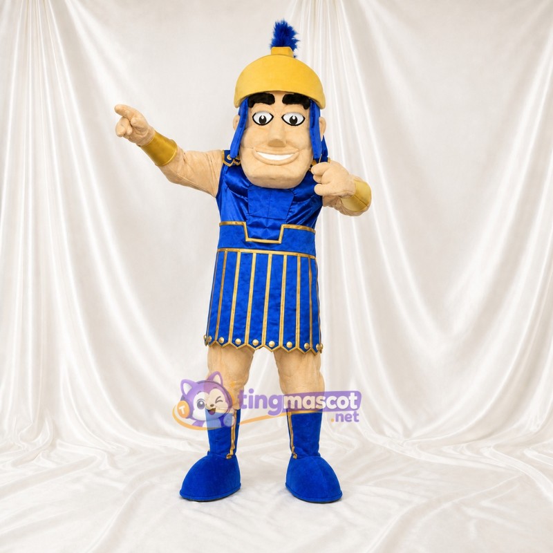 Ancient Warrior Mascot Costume Full Body for Adults Museums