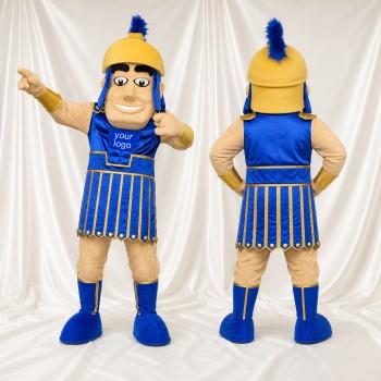 Ancient Warrior Mascot Costume Full Body for Adults Museums
