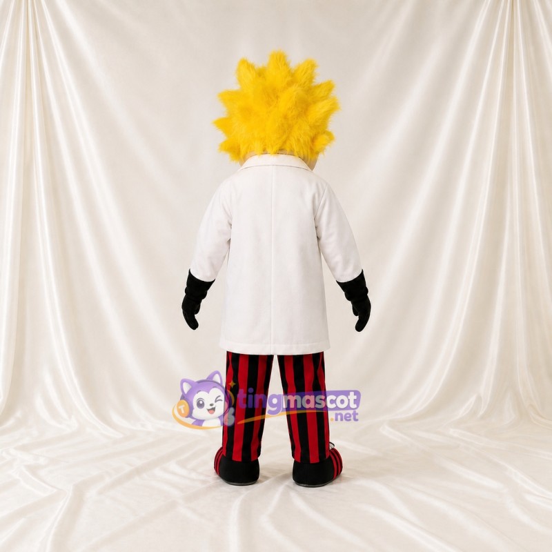 Scientist Mascot Costume Full Body for Adults School Events