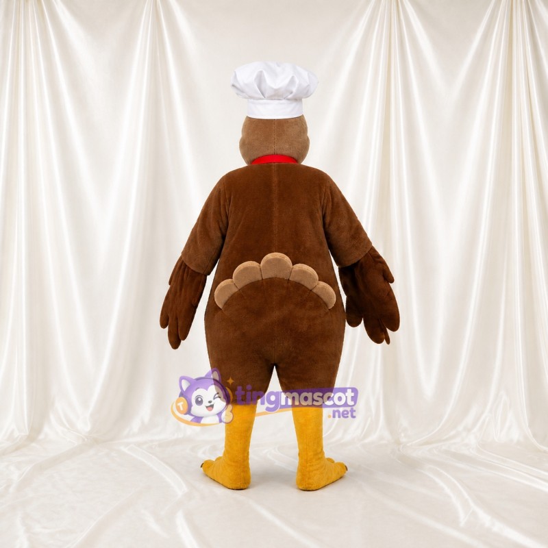 Chef Dinde Costume de mascotte intégral pour adultes Événements gastronomiques