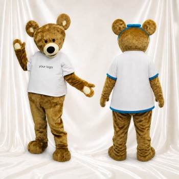 Bear Mascot Costume Full Body for Adults Charity Events