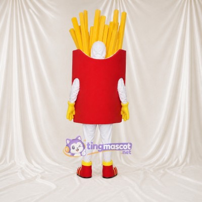 Frites Costume de mascotte intégral pour adultes Événements gastronomiques