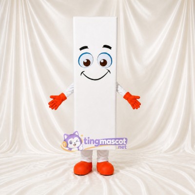 Rectangle Character Mascot Costume Full Body for Adults Trade Shows