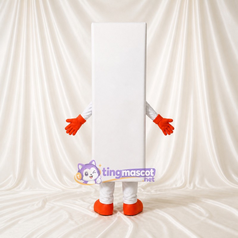 Rectangle Character Mascot Costume Full Body for Adults Trade Shows