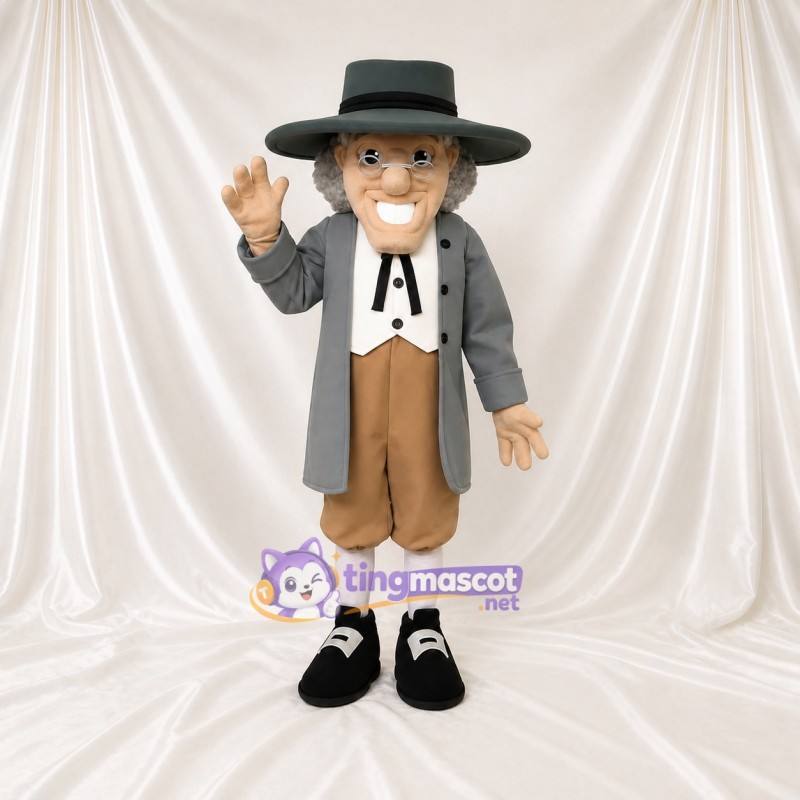 Historical Gentleman Mascot Costume Full Body for Adults Museums