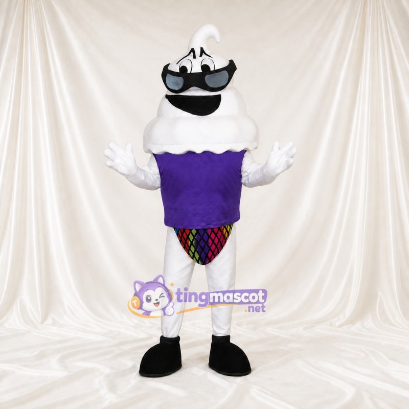 Ice Cream Cup Mascot Costume Full Body for Adults Events
