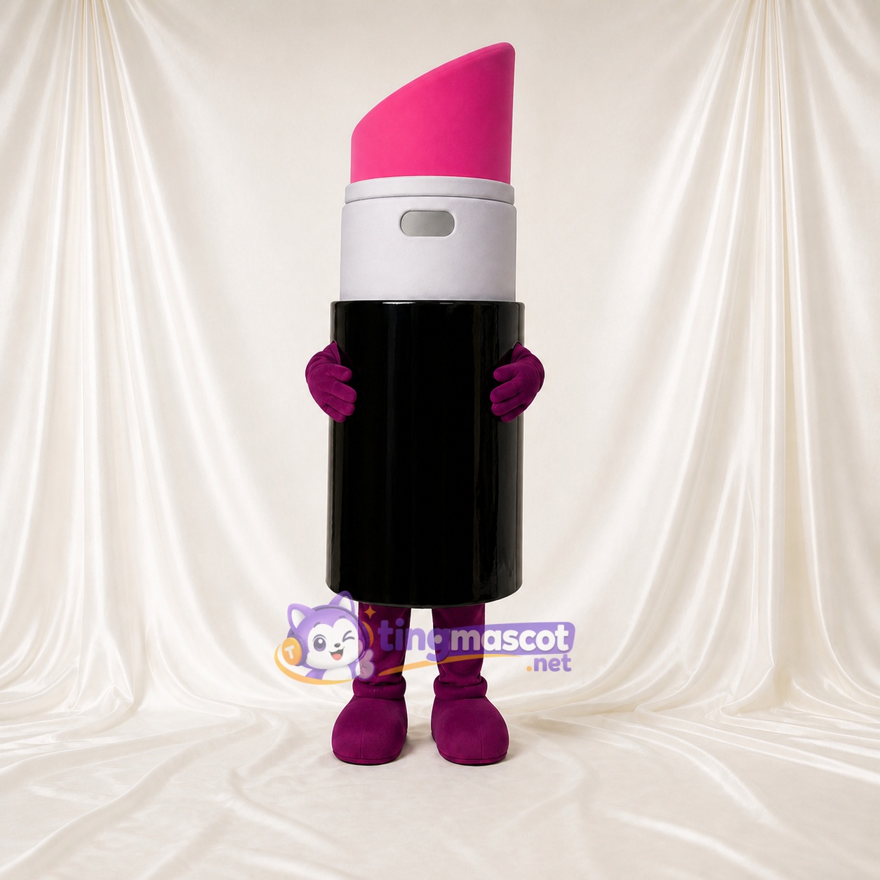 Lipstick Mascot Costume Full Body for Adults Promotions Lipstick Mascot Costume Full Body for Adults Promotions
