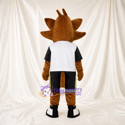 Coyote Mascot Costume Full Body for Adults Sports Events