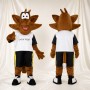 Coyote Mascot Costume Full Body for Adults Sports Events