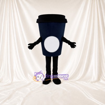 Travel Cup Mascot Costume Full Body for Adults Food Events