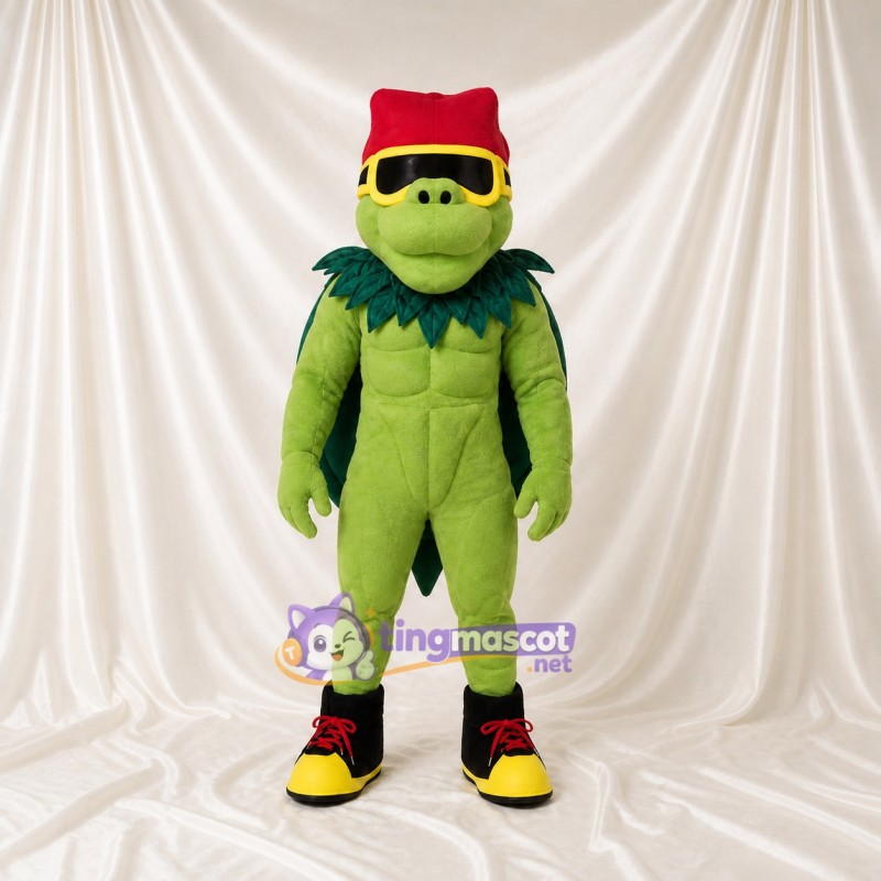 Shell Back Turtle Mascot Costume Full Body for Adults School Events